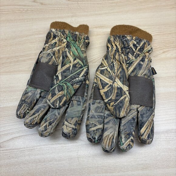 Vintage Camouflage Gloves Insulated Camo Outdoors Mens Large - Picture 5 of 11